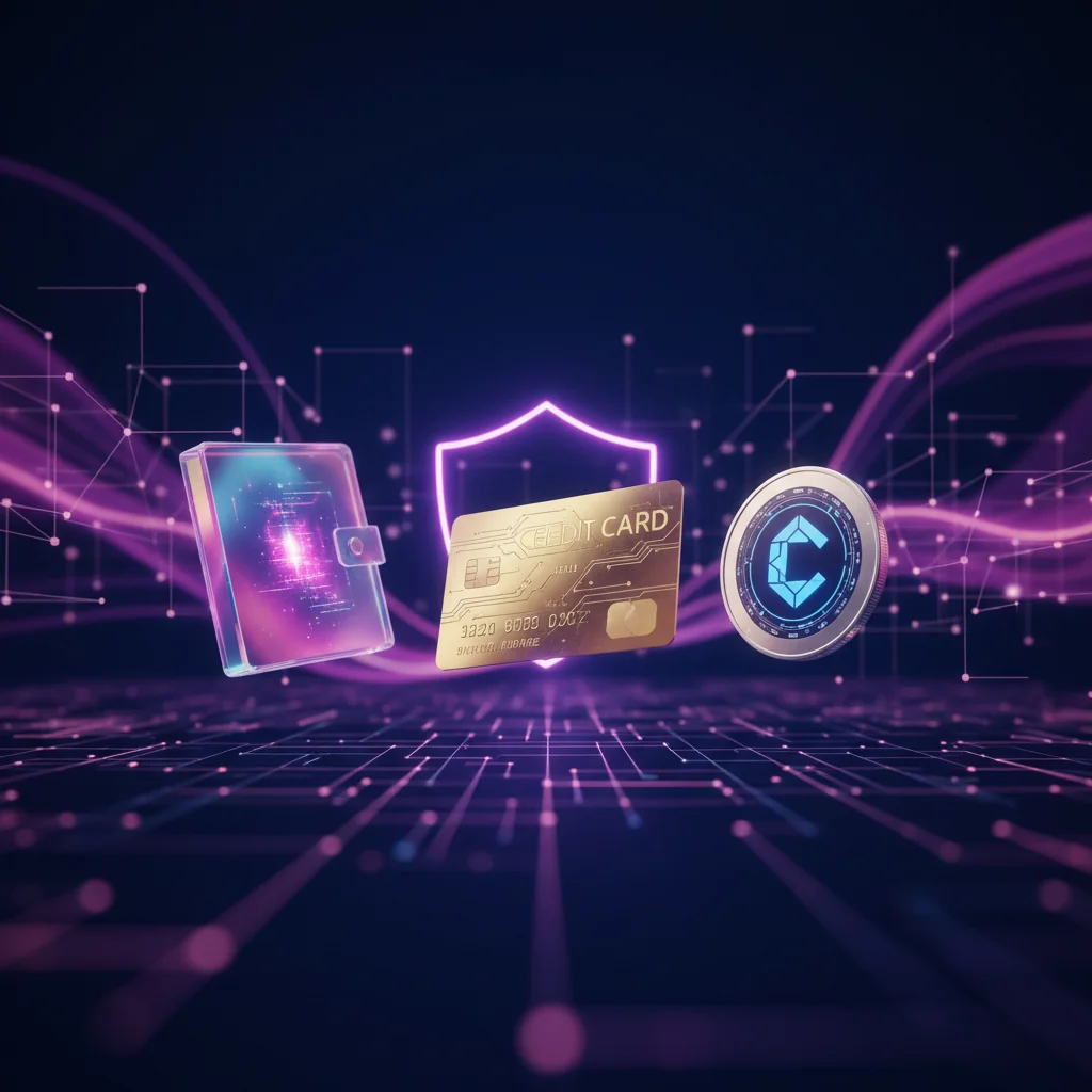 Πορτοφόλι, πιστωτική κάρτα και ασπίδα ασφαλείας — μέθοδοι πληρωμής